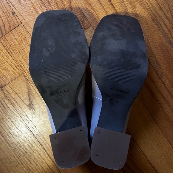 ALOHAS Women's Busy Heel Mauve Loafers - Picture 4 of 4